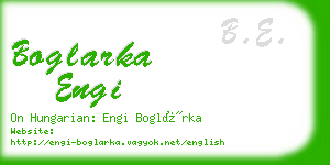 boglarka engi business card